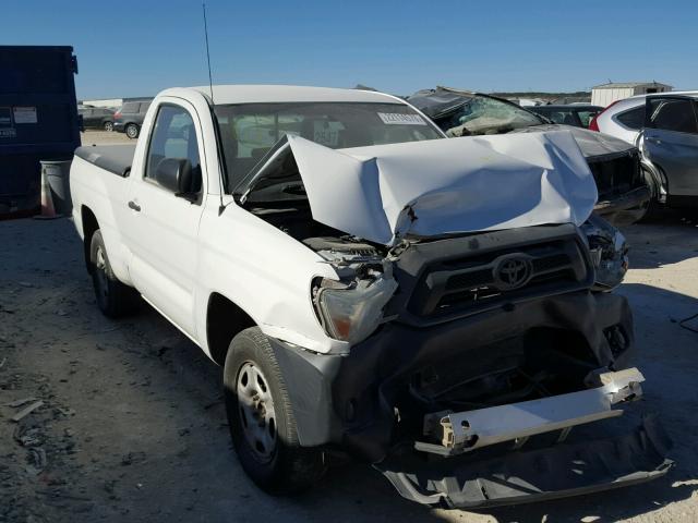 5TFNX4CN2CX011268 - 2012 TOYOTA TACOMA WHITE photo 1