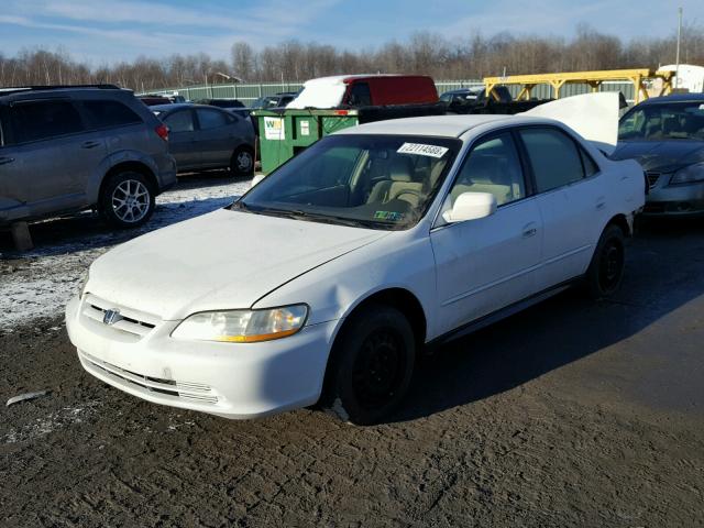 1HGCG16431A035928 - 2001 HONDA ACCORD LX WHITE photo 2