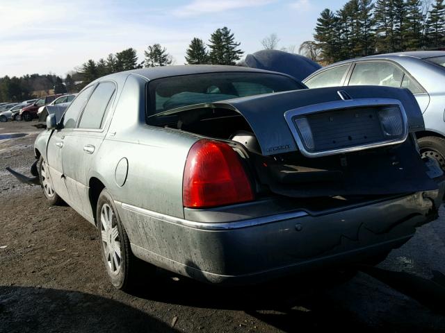 1LNHM82W45Y668587 - 2005 LINCOLN TOWN CAR S TEAL photo 3