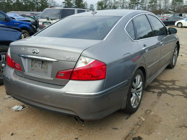 JN1CY0AP8AM911109 - 2010 INFINITI M35 BASE GRAY photo 4