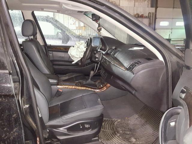 5UXFA53542LP55695 - 2002 BMW X5 3.0I BLACK photo 5