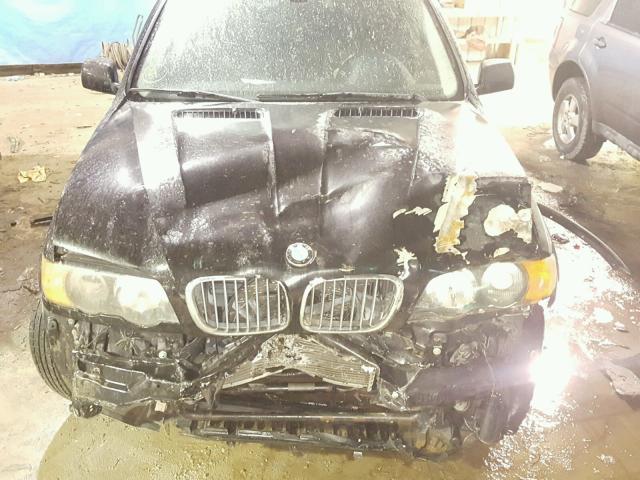 5UXFA53542LP55695 - 2002 BMW X5 3.0I BLACK photo 7