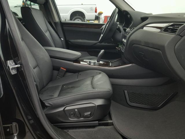 5UXWX9C54G0D90923 - 2016 BMW X3 XDRIVE2 BLACK photo 5