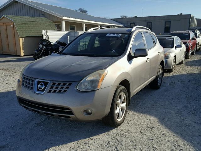 JN8AS58T48W020081 - 2008 NISSAN ROGUE S TAN photo 2