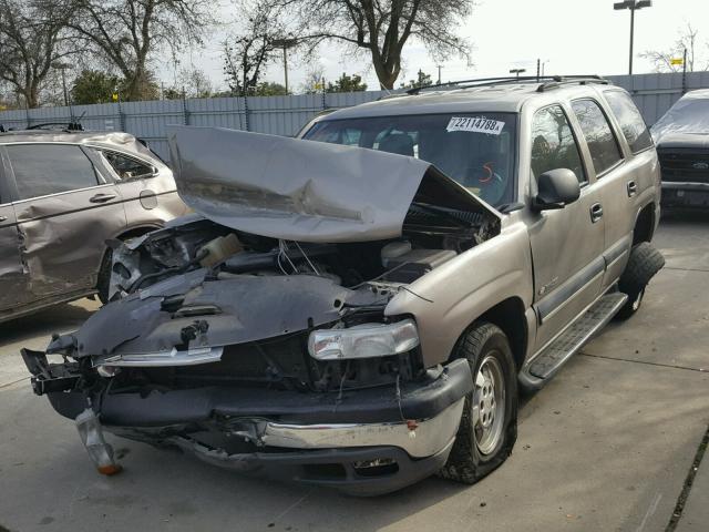 1GNEC13V13J142373 - 2003 CHEVROLET TAHOE C150 GOLD photo 2