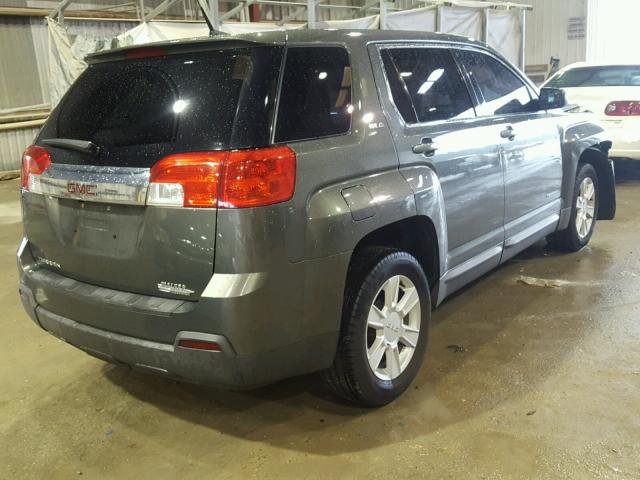 2GKALMEK5C6314885 - 2012 GMC TERRAIN SL GRAY photo 4