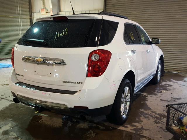 2GNFLGE5XC6152031 - 2012 CHEVROLET EQUINOX LT WHITE photo 4