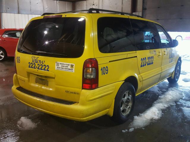 1GHDX03E2WD294467 - 1998 OLDSMOBILE SILHOUETTE YELLOW photo 4