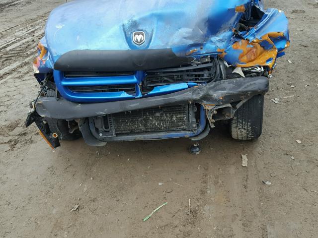 1B7FL26X2YS730932 - 2000 DODGE DAKOTA BLUE photo 7