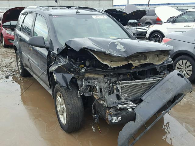 2CNDL73F456172463 - 2005 CHEVROLET EQUINOX LT BLACK photo 1