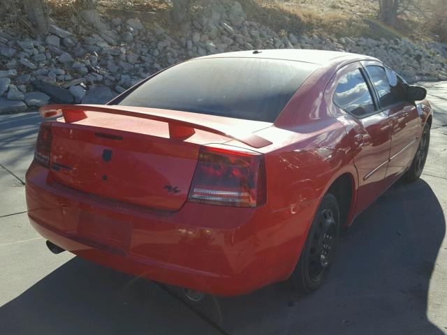 2B3LK53H77H870924 - 2007 DODGE CHARGER R/ RED photo 4