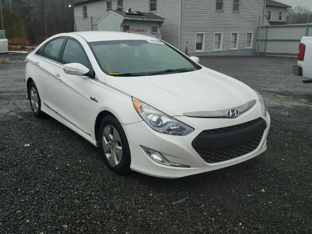 KMHEC4A4XBA006306 - 2011 HYUNDAI SONATA HYB WHITE photo 1