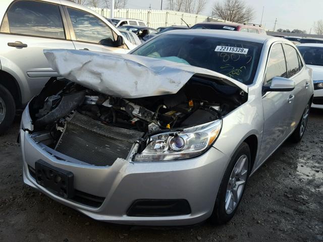 1G11D5RR4DF109807 - 2013 CHEVROLET MALIBU 1LT SILVER photo 2