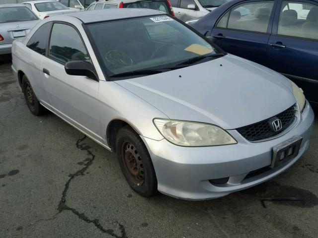 1HGEM22344L029326 - 2004 HONDA CIVIC DX V SILVER photo 1