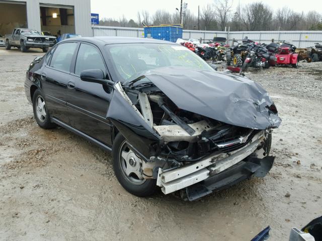 2G1WF55K759206020 - 2005 CHEVROLET IMPALA BLACK photo 1