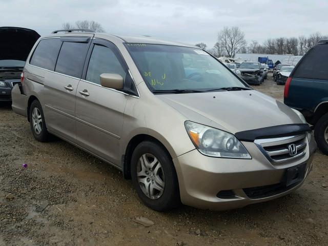 5FNRL38497B098142 - 2007 HONDA ODYSSEY EX GOLD photo 1