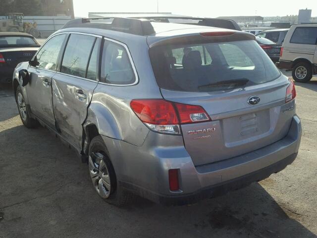 4S4BRCAC9A3321586 - 2010 SUBARU OUTBACK 2. SILVER photo 3