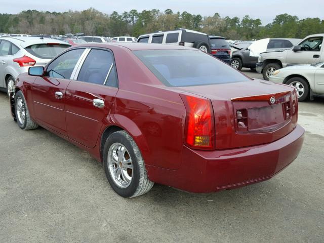 1G6DM57N130157001 - 2003 CADILLAC CTS RED photo 3