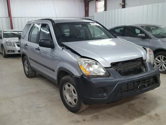 JHLRD685X5C003706 - 2005 HONDA CR-V LX SILVER photo 1