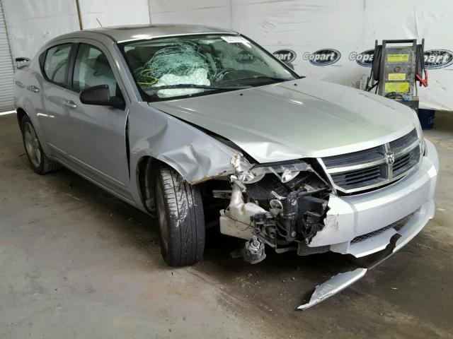 1B3LC56R98N579562 - 2008 DODGE AVENGER SX SILVER photo 1