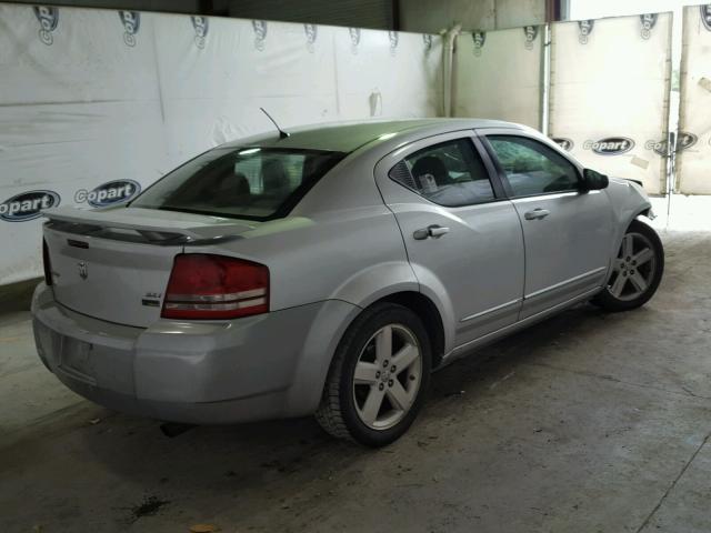 1B3LC56R98N579562 - 2008 DODGE AVENGER SX SILVER photo 4