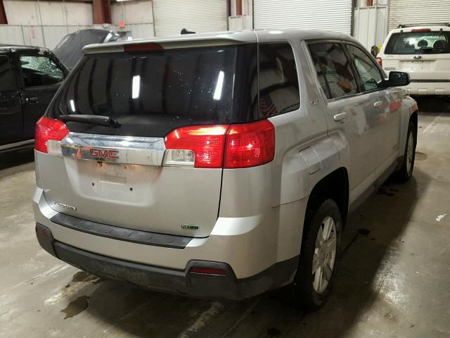 2GKALMEK2C6155758 - 2012 GMC TERRAIN SL SILVER photo 4