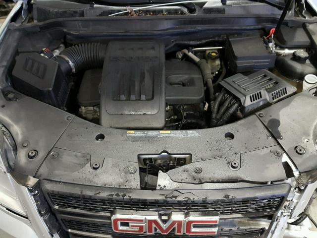 2GKALMEK2C6155758 - 2012 GMC TERRAIN SL SILVER photo 7