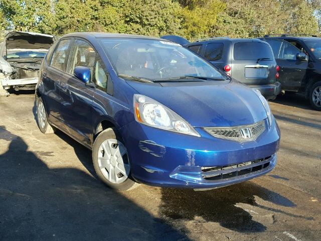 JHMGE8H34DC059584 - 2013 HONDA FIT BLUE photo 1