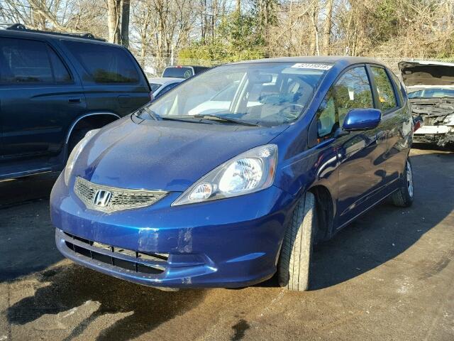 JHMGE8H34DC059584 - 2013 HONDA FIT BLUE photo 2