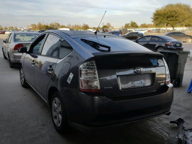 JTDKB20U473279799 - 2007 TOYOTA PRIUS CHARCOAL photo 3