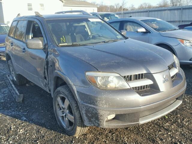 JA4LZ41F76U014163 - 2006 MITSUBISHI OUTLANDER GRAY photo 1