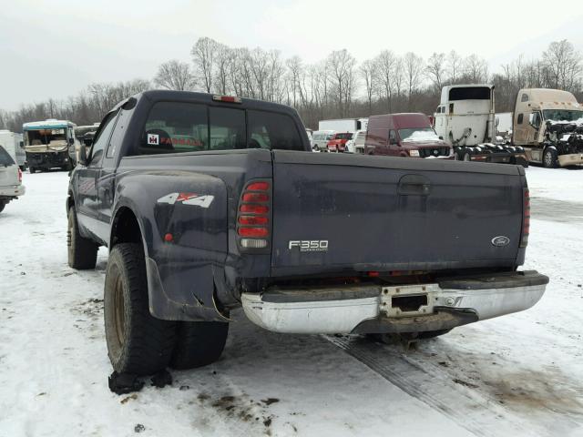 1FTWX33S5XEC45832 - 1999 FORD F350 SUPER BLUE photo 3