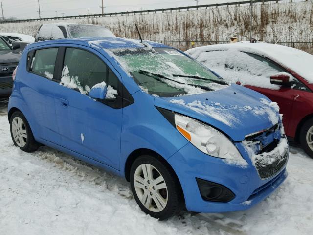 KL8CA6S98EC454262 - 2014 CHEVROLET SPARK LS BLUE photo 1