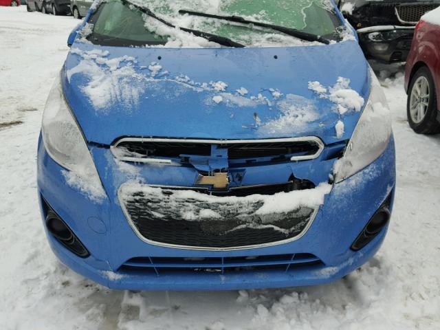 KL8CA6S98EC454262 - 2014 CHEVROLET SPARK LS BLUE photo 9