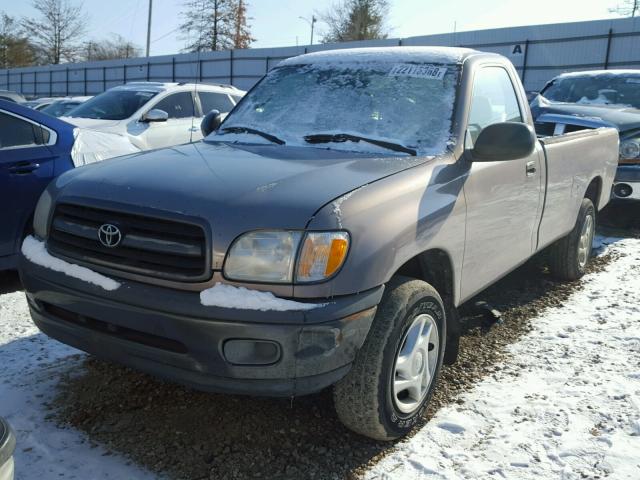 5TBJN3214YS090588 - 2000 TOYOTA TUNDRA TAN photo 2