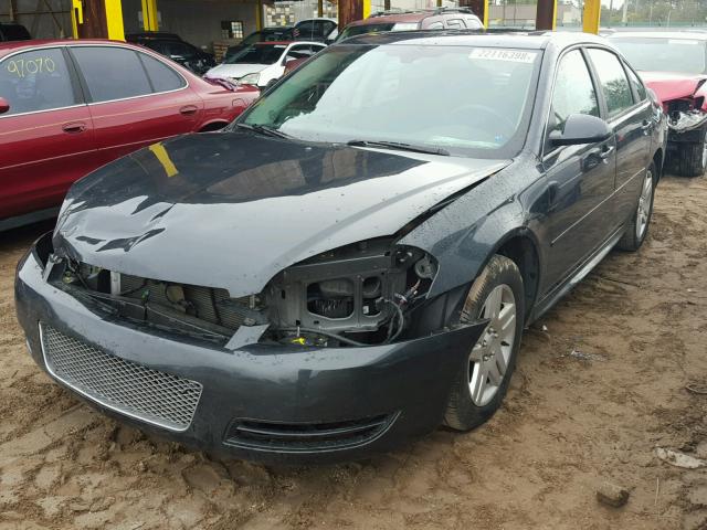 2G1WB5E33E1147132 - 2014 CHEVROLET IMPALA LIM BLACK photo 2