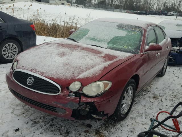 2G4WD582661179493 - 2006 BUICK LACROSSE C RED photo 2