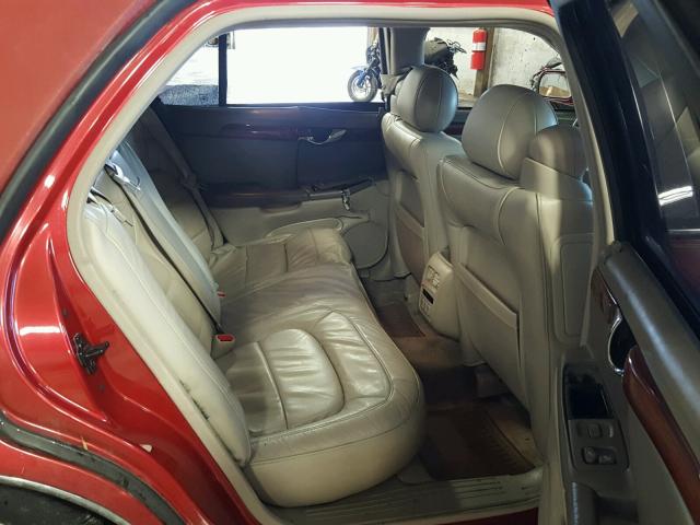 1G6KD54Y74U146701 - 2004 CADILLAC DEVILLE RED photo 6