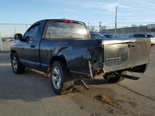 1D7HA16D64J190425 - 2004 DODGE RAM 1500 S BLACK photo 3