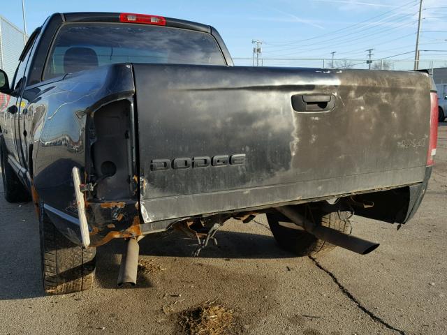 1D7HA16D64J190425 - 2004 DODGE RAM 1500 S BLACK photo 9