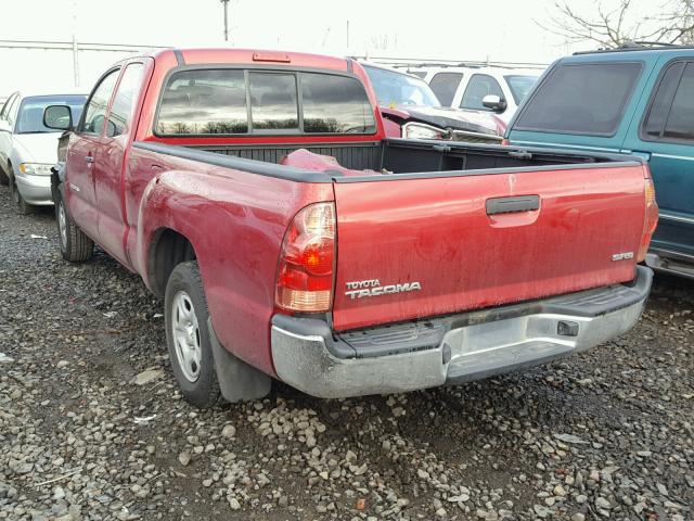 5TETX22N18Z590931 - 2008 TOYOTA TACOMA ACC RED photo 3