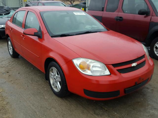 1G1AL52F357539097 - 2005 CHEVROLET COBALT LS RED photo 1