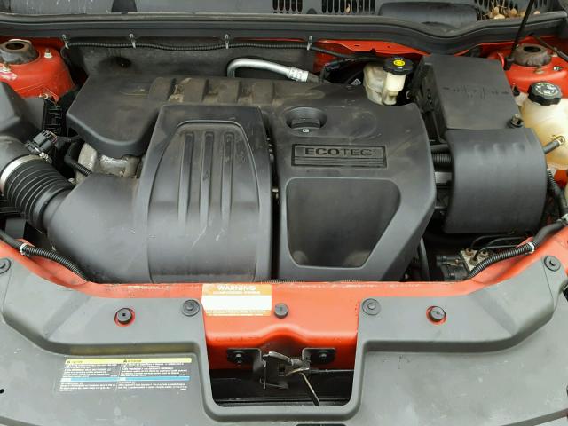 1G1AL52F357539097 - 2005 CHEVROLET COBALT LS RED photo 7