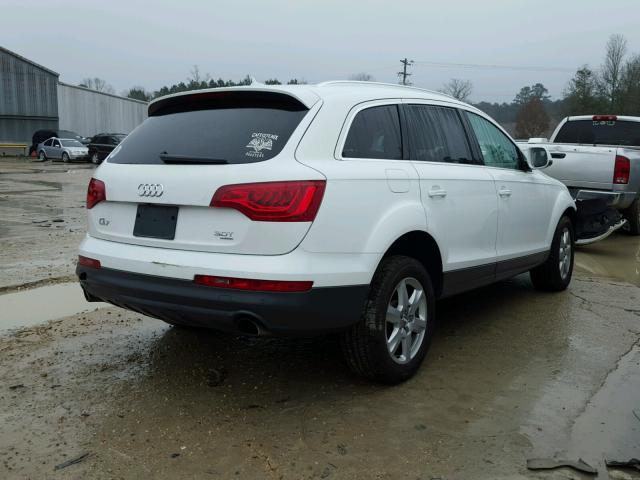 WA1CGAFE2ED010587 - 2014 AUDI Q7 PREMIUM WHITE photo 4