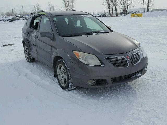 5Y2SL63855Z448502 - 2005 PONTIAC VIBE GRAY photo 1