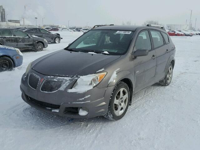 5Y2SL63855Z448502 - 2005 PONTIAC VIBE GRAY photo 2