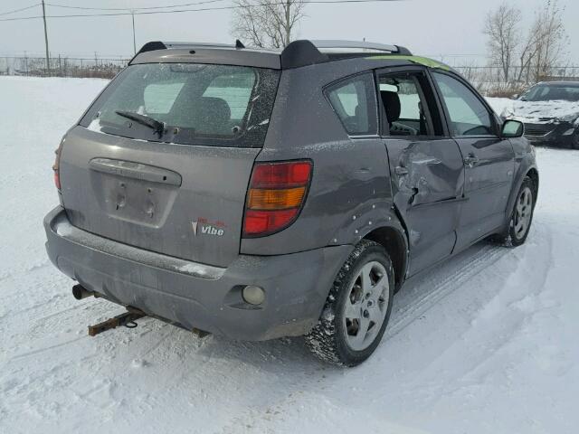 5Y2SL63855Z448502 - 2005 PONTIAC VIBE GRAY photo 4