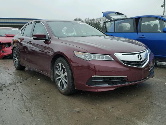 19UUB1F32FA003084 - 2015 ACURA TLX MAROON photo 1