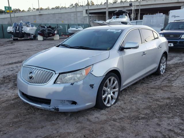 1G4GE5GVXAF195212 - 2010 BUICK LACROSSE C SILVER photo 2