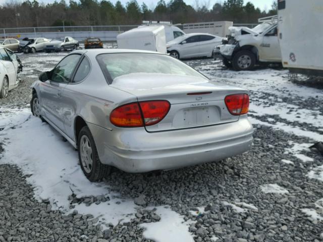 1G3NK12F92C234839 - 2002 OLDSMOBILE ALERO GX WHITE photo 3